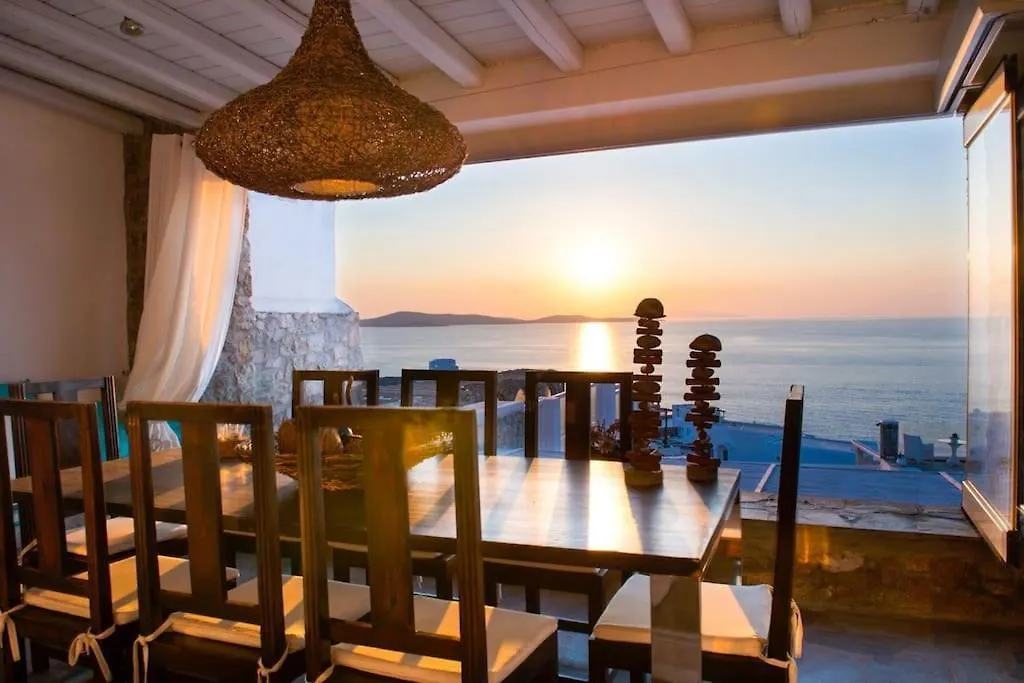 Mykonos Sea View Luxury Villa By Calypso Sunset Villas Mykonos Town 0*,  그리스