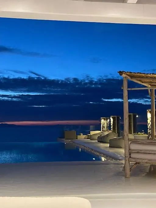 Mykonos Sea View Luxury Villa By Calypso Sunset Villas Mykonos Town 0*,  그리스