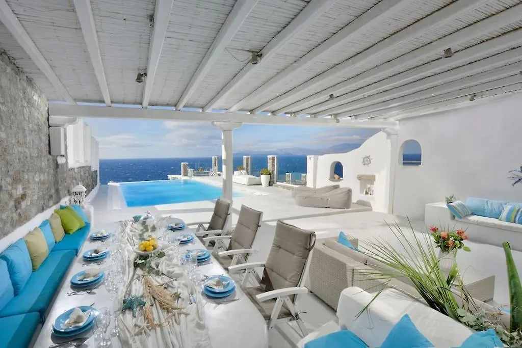Mykonos Sea View Luxury Villa By Calypso Sunset Villas Mykonos Town 그리스